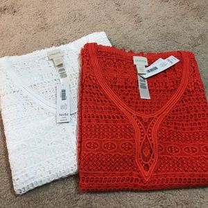 Women's Knit Crochet Lace Poncho